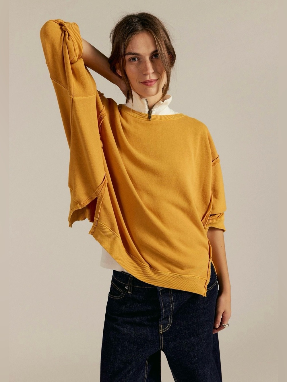 We The Free Camden Pullover~ Golden Yellow